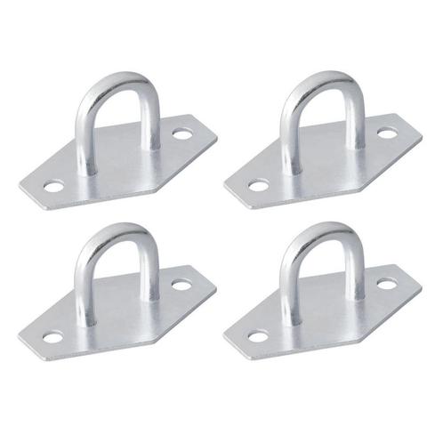 ProPlus Ronde zeilringen - staal - 14 x 22 mm - set van 4..., Caravans en Kamperen, Voortenten en Luifels, Nieuw, Ophalen of Verzenden