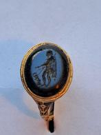 Roman 2nd to 3rd century AD Intaglio in a later gold ring