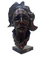 car bel - sculptuur, Arlecchino - 44 cm - Zinklegering, Antiek en Kunst, Antiek | Keramiek en Aardewerk