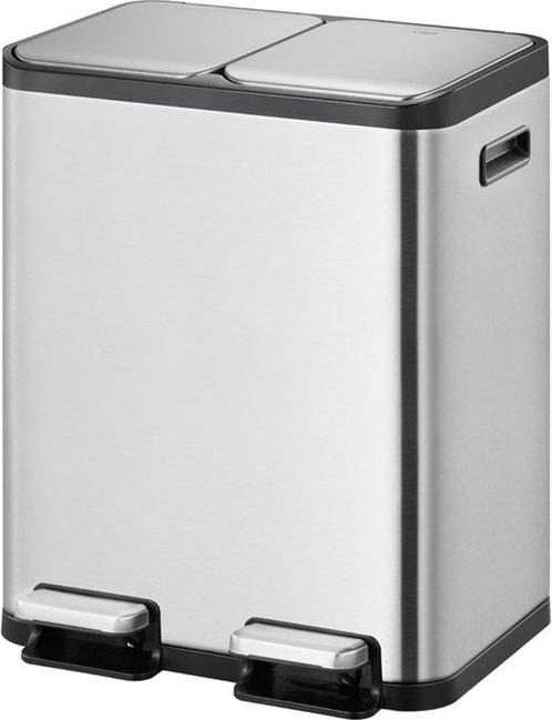 EKO - EcoCasa 1 pedaalemmer 30+30 liter - Stainless steel -, Huis en Inrichting, Overige Huis en Inrichting, Zo goed als nieuw