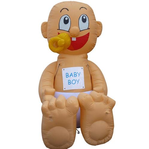 Te huur opblaasbare baby huren, Hobby en Vrije tijd, Feestartikelen | Verhuur, Geboorte of Huwelijk, Zo goed als nieuw