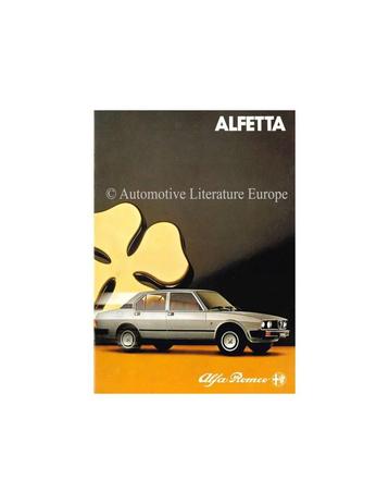 1982 ALFA ROMEO ALFETTA BROCHURE DUITS beschikbaar voor biedingen