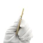 Gouden broche met zirconia, Gebruikt, Overige kleuren, Ophalen of Verzenden, Met edelsteen