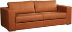 Leren bank Flow, 3-zitsbank - Echt leer, Modern, Comfortabel, Ophalen of Verzenden, Rechte bank, Modern, 200 tot 250 cm
