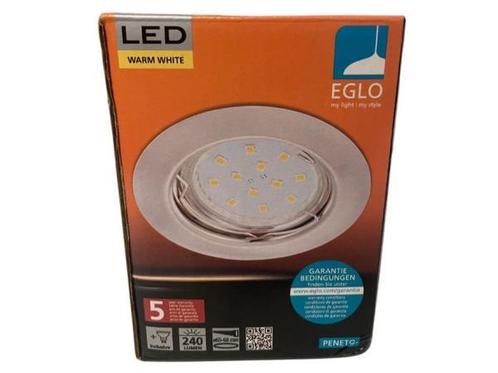 Veiling - 5x Eglo Tedo 9002759986452 LED inbouwspot wit, Huis en Inrichting, Lampen | Spots