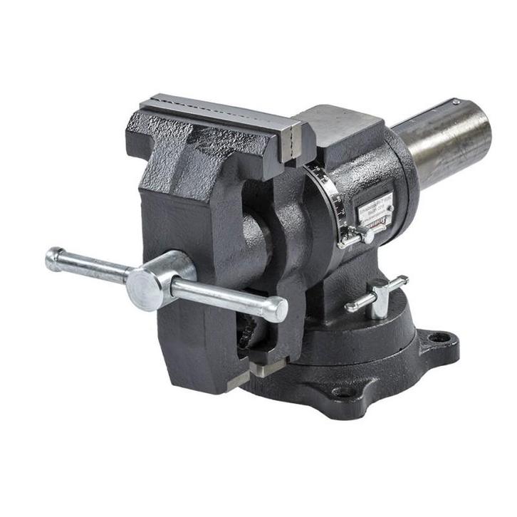 Multifunctionele bankschroef 100 mm. draaibare uitvoering, Doe-het-zelf en Verbouw, Werkbanken, Ophalen of Verzenden