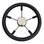 SAVORETTI STUURWIEL TENERIFE ZWART EN RVS 35 CM, Watersport en Boten, Bootonderdelen, Ophalen of Verzenden, Nieuw, Zeilboot of Motorboot