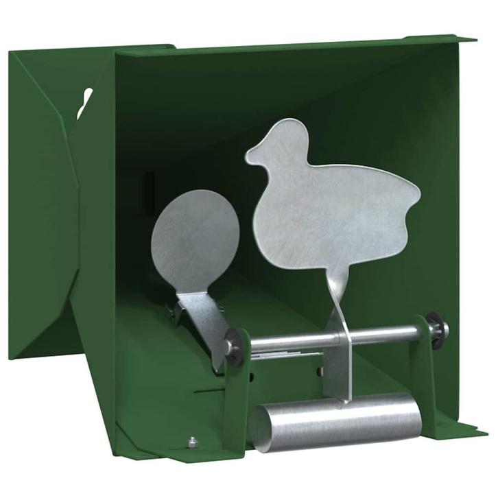 vidaXL Kogelvanger Groen 14 x 14 x 19 cm Staal, Sport en Fitness, Schietsport-accessoires, Nieuw, Verzenden