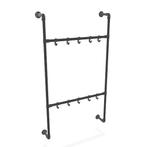 Industriële Steigerbuis Kapstok Lincoln Duo | Zwart 26.9 mm, Huis en Inrichting, Woonaccessoires | Kapstokken, Ophalen of Verzenden