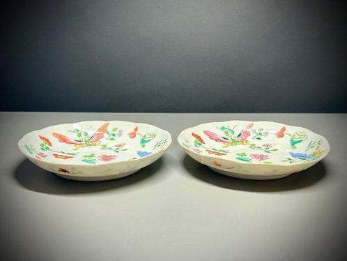 Een set van 4 Chinese Famille Rose & vergulde Imari-borden /, Antiek en Kunst, Antiek | Overige Antiek