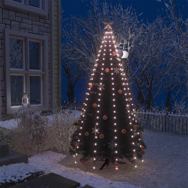 vidaXL Kerstboomverlichting met 250 LEDs net 250 cm, Tuin en Terras, Buitenverlichting, Nieuw, Verzenden
