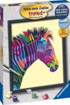 Schilderen op Nummer - Bonte Zebra | Ravensburger - Hobby