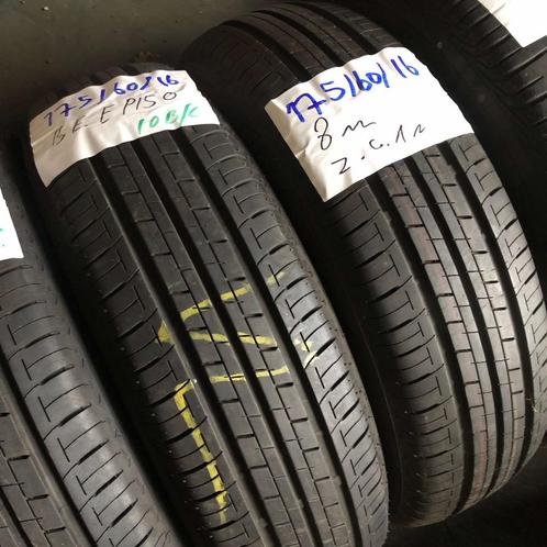 2 x Bridgestone Ecopia EP150 175-60-16 Zomerbanden Zo goe..., Auto-onderdelen, Banden en Velgen, 16 inch, Zomerbanden, 175 mm