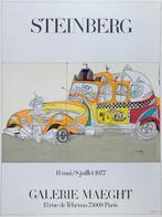 after Saul Steinberg - Taxi - Fondation Maeght - Exhibition, Antiek en Kunst