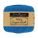 Scheepjes Maxi Sugar Rush - 201 electric blue - Katoen Gar, Hobby en Vrije tijd, Breien en Haken, Ophalen of Verzenden, Nieuw