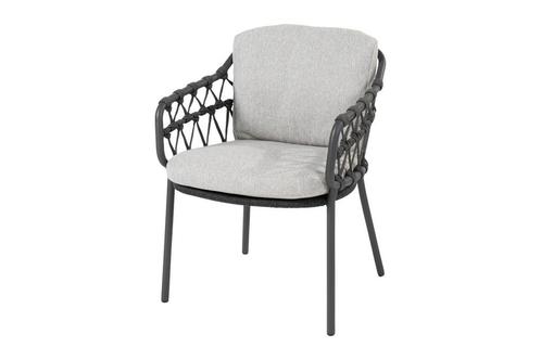 4 Seasons Outdoor Calpi dining stoel - Antraciet (1 stuk), Tuin en Terras, Tuinstoelen, Nieuw, Overige materialen, Verzenden