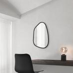 [en.casa] Spiegel Filiano hangend 80x58 cm zwart mat, Huis en Inrichting, Woonaccessoires | Spiegels, Verzenden, Nieuw