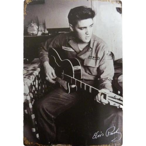Wandbord reclamebord concert muziek Elvis Presley bord, Verzamelen, Posters, Nieuw, A4 of kleiner, Muziek, Rechthoekig Staand