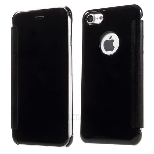 iPhone 7+ (Plus) Spiegel Flip Mirror Cover - Zwart, Telecommunicatie, Mobiele telefoons | Hoesjes en Frontjes | Apple iPhone, Verzenden