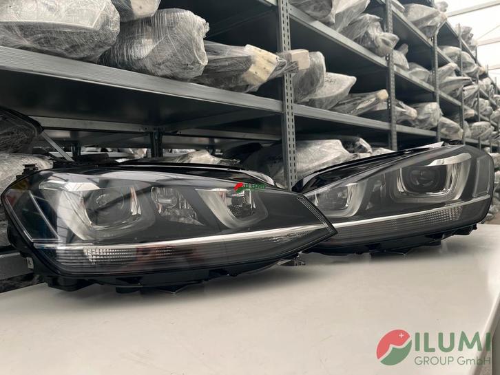 VW GOLF VII XENON LED KOPLAMP R L KPL 5G1941033  5G1941034, Auto-onderdelen, Verlichting, Gebruikt, Volkswagen, Verzenden