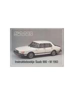 1983 SAAB 900 INSTRUCTIEBOEKJE NEDERLANDS, Auto diversen, Handleidingen en Instructieboekjes