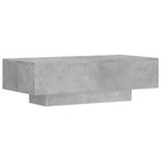 vidaXL Salontafel Beton Grijs 100cm - Retourdeal - 45% Ko..., Ophalen of Verzenden, Nieuw