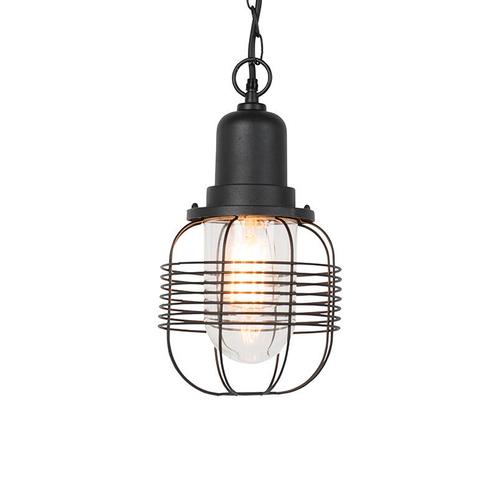 Landelijke buiten hanglamp zwart IP44 - Guardado, Tuin en Terras, Buitenverlichting, Nieuw, 50 tot 250 watt