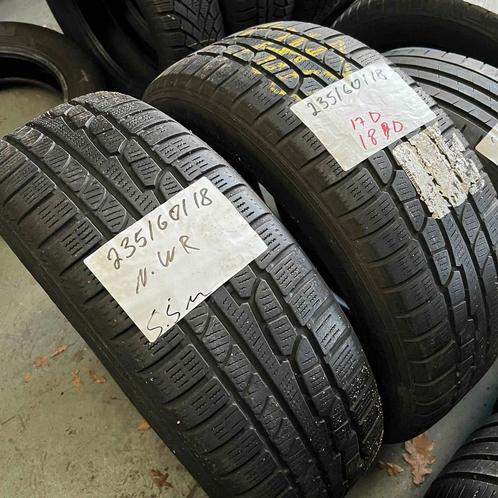 2 x Nokian WR 235-60-18 Winterbanden 5,5mm, Auto-onderdelen, Banden en Velgen, 18 inch, Winterbanden, 235 mm, Personenwagen, Gebruikt