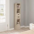 Hoge Boekenkast Licht Eiken - Modern Design 30x24x158cm, Huis en Inrichting, Minder dan 50 cm, Verzenden, Nieuw, Minder dan 25 cm