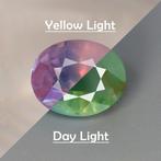 1 pcs Groen, Blauw, Paars Alexandriet - 3.33 ct - Asian, Sieraden, Tassen en Uiterlijk, Edelstenen, Nieuw