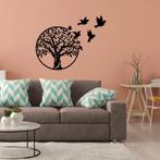 Wand-decoratie/muurdecoratie Levensboom vogels en 3D effect, Huis en Inrichting, Woonaccessoires | Wanddecoraties, Nieuw, Verzenden