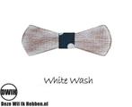 Houten strik: White Wash, Verzenden, Nieuw