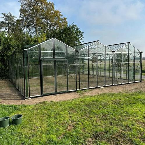 Hobbykas Kweekkas 10m x 9m  Zwart of Groen  INCL MONTAGE, Tuin en Terras, Kweekspullen, Gebruikt