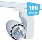 *TIP*  LED railverlichting vento wit 100 spots + 100m rails, Huis en Inrichting, Lampen | Spots, Nieuw, Ophalen of Verzenden