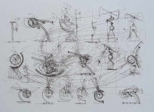 Jean Tinguely (1925-1991) - Hommage à la machine : Chaos, Antiek en Kunst, Antiek | Overige Antiek