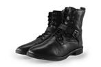Cafe Moda Veterboots in maat 40 Zwart | 10% extra korting, Kleding | Dames, Schoenen, Verzenden, Zwart, Cafe Moda, Overige typen