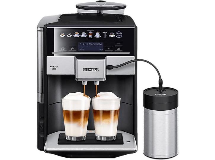 Siemens -  Eq.6 Plus S800  Zwart, Witgoed en Apparatuur, Koffiezetapparaten, 2 tot 4 kopjes, Nieuw, Espresso apparaat, Afneembaar waterreservoir