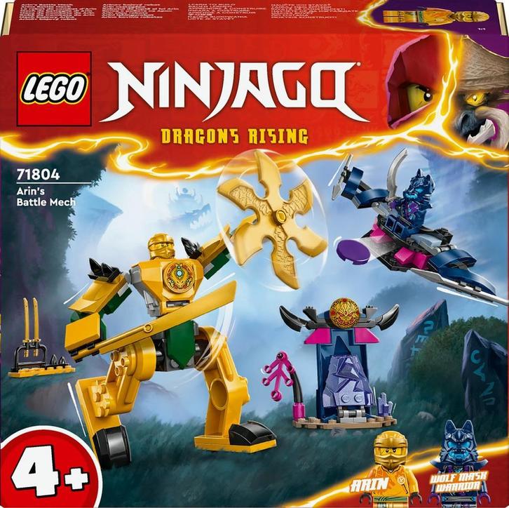 LEGO NINJAGO Arins strijdmecha - 71804, Kinderen en Baby's, Speelgoed | Duplo en Lego, Nieuw, Lego, Complete set, Ophalen of Verzenden