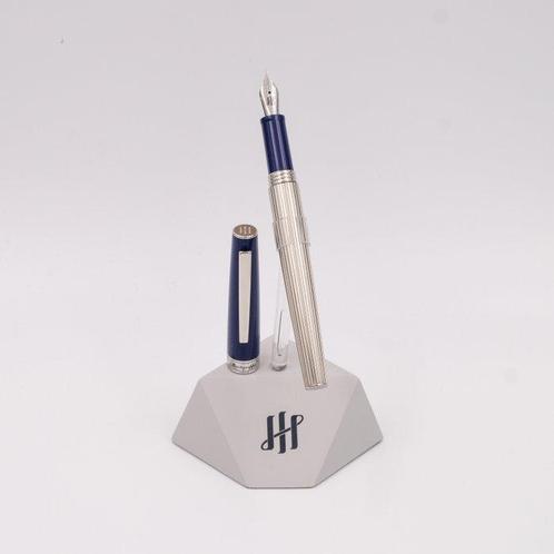 Montegrappa - Armonia - Duetto Navy Blue (ISA1M3AB) - Vulpen, Verzamelen, Pennenverzamelingen