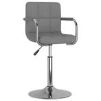 vidaXL Eetkamerstoel stof lichtgrijs, Huis en Inrichting, Stoelen, Verzenden, Nieuw, Grijs