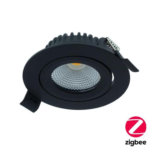 IP54 LED inbouwspot 5 Watt RGB+CCT Zwart, Huis en Inrichting, Lampen | Spots, Nieuw, Inbouw, Verzenden