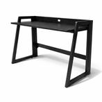 Bureau Fleur (inklapbaar) mango walnut - black en naturel, Verzenden, Nieuw, Bureau