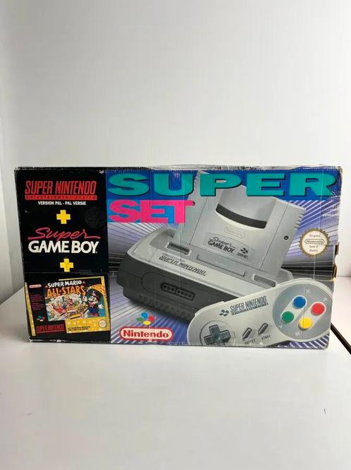 SNES - Super Nintendo Super Set - CIB, Spelcomputers en Games, Games | Nintendo Super NES, Ophalen of Verzenden