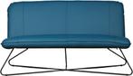 - Toledo leer Turquoise | Maand actie, Ophalen of Verzenden, Rechte bank, Minder dan 150 cm, Modern