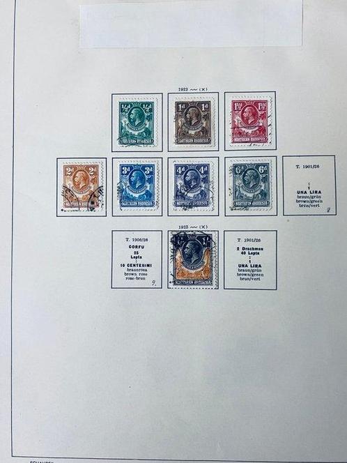 Britse Gemenebest - Collectie Rhodesia op oude Albumbalden, Postzegels en Munten, Postzegels | Europa | UK