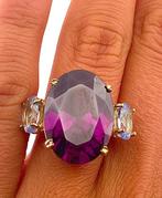 Zonder Minimumprijs - Ring - 9 kt. Geel goud, Zilver, Sieraden, Tassen en Uiterlijk, Ringen, Nieuw