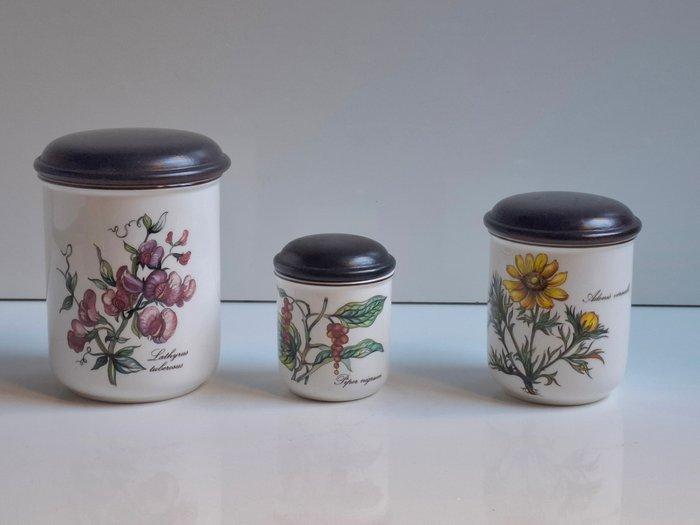 Villeroy & Boch - Kruidendoos (3) - Specerijenpotten van, Antiek en Kunst, Antiek | Meubels | Tafels
