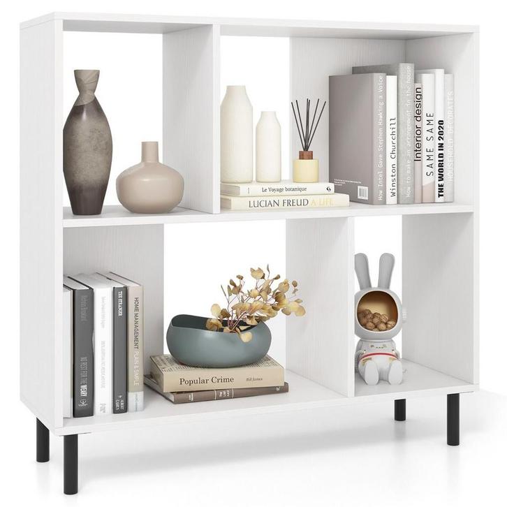 2dekans | Coast 4-Cube Boekenkast 90 x 30 x 90 cm Wit –, Huis en Inrichting, Woonaccessoires | Overige, Zo goed als nieuw, Ophalen of Verzenden