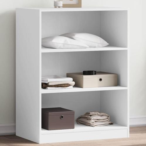 vidaXL Kledingkast 77x48x102 cm bewerkt hout wit, Kleding | Dames, Kledingrekken, Nieuw, Verzenden