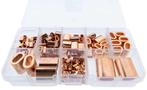 Koper Persklem assortiment 182 delig, Verzenden, Nieuw